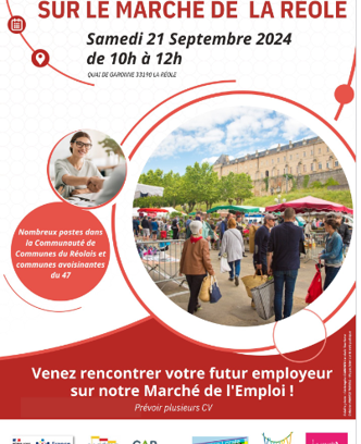 Forum emploi sur le marché de La Réole