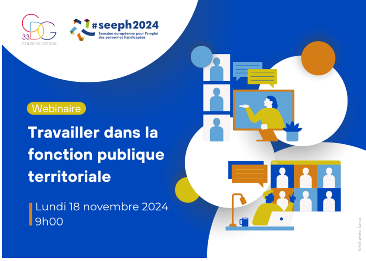 Webinaire d’information sur les métiers pouvant être exercés dans les collectivités locales  – SEEPH